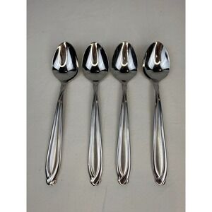 Hampton Silversmiths Signature Teaspoons 18/8‎ Stainless Korea Set of 4 8"